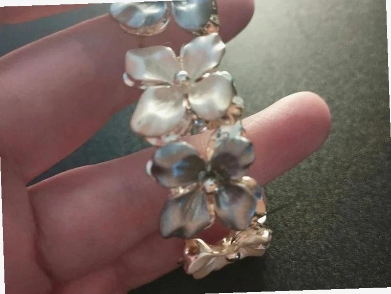 Vintage floral style stretch bracelet – photo 4
